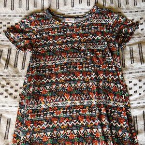 LuLaRoe Carly Geometric swing dress XXS